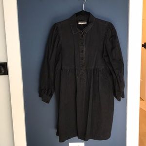 Madewell Black Denim Dress